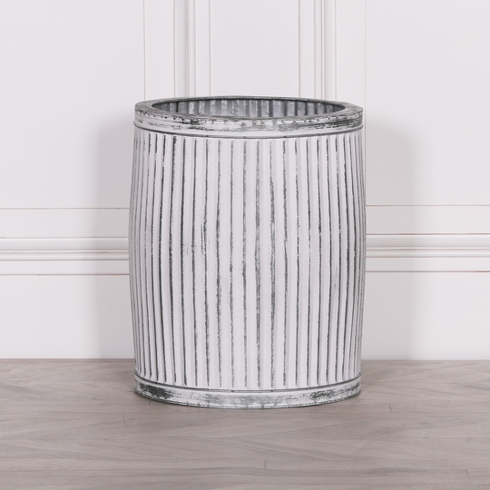 Medium Round Dolly Tub Metal Planter