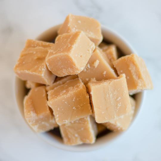 Handmade Salted Caramel Fudge in A Sharing Box Tablet Style