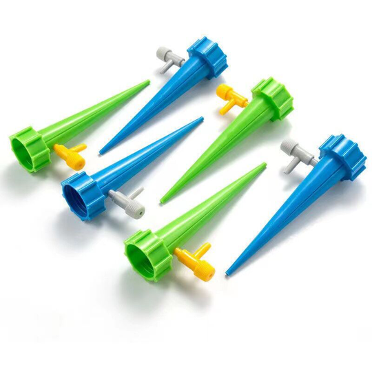 6pcs Automatic Garden Plant Drip Self Watering Spikes Stake Flower Water Device