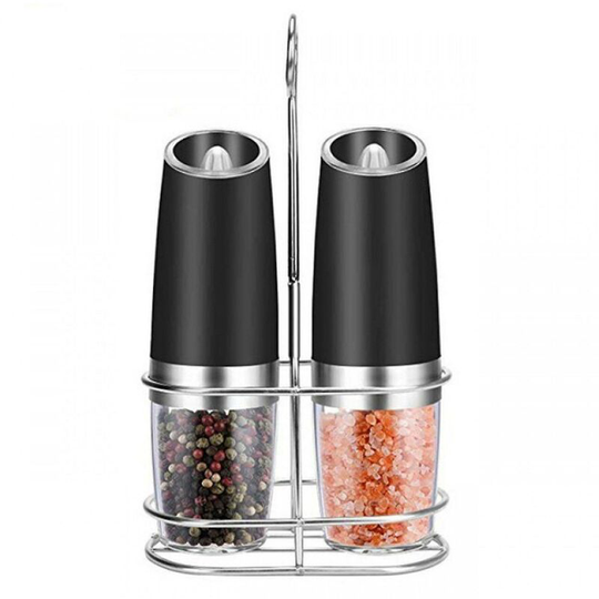 Electric Salt And Pepper Grinder Spice Mill Adjustable Kitchen b