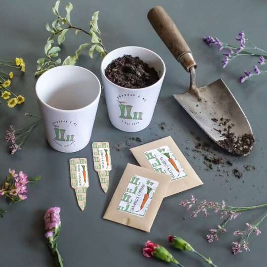 Grandad & Me Gardening Pot & Seed Set