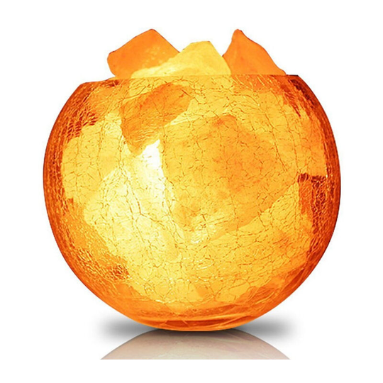 Thsinde - Himalayan Salt Lamps,Ice Cracked Creative Decorative Table Lamp,Bedroom Bedside Lamp Night Light