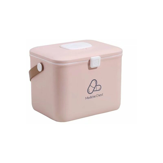 Medicine Box Cleaning Medicines Storage Box First Aid Medical Kit for Kids Family Pack Storage Box For Large Capacity Portable Medicine Box (Large
