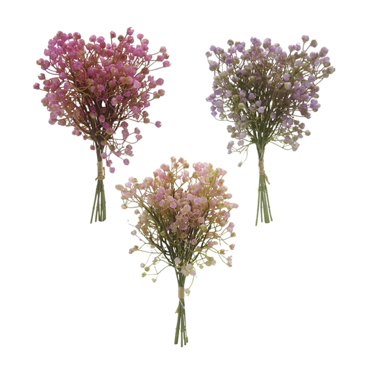Baby's Breath Artificial Flowers Plastic Fake Flower Bunch Wedding Party Home Seasonal Decoration