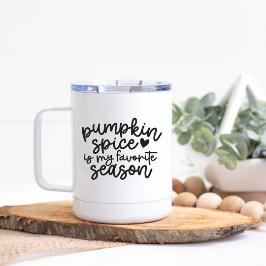 Pumpkin Spice Season - Autumn/Fall Metal Travel Printed Tumbler