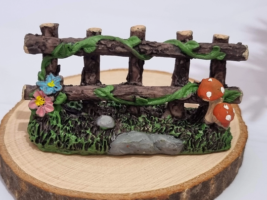 Fence Fairy Garden Fairy House Miniature Furniture Garden Plant Terrarium Decor Set Gift For Girl