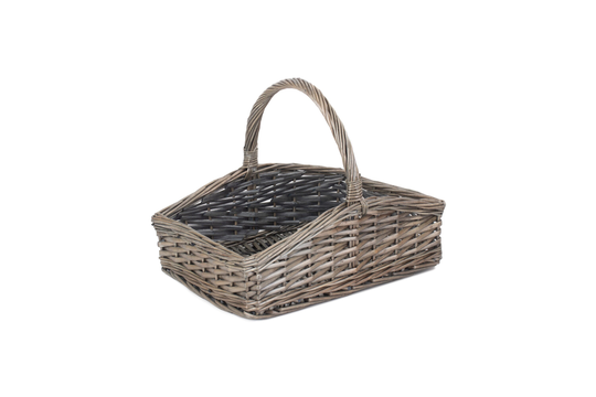 Large Slope-Sided Antique Wash Garden Trug. Can Be Personalised