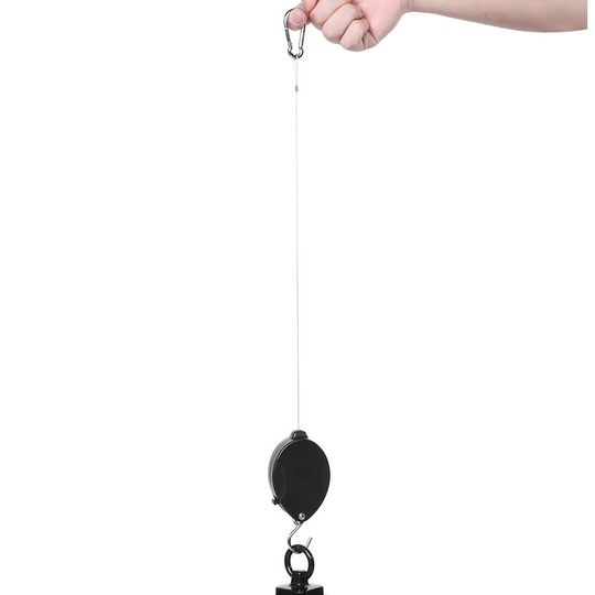 Retractable Hanging Hook Basket Pull Down Hanger Garden Plant Pot Hooks