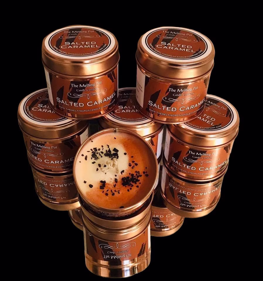 Salted Caramel Candle Tin