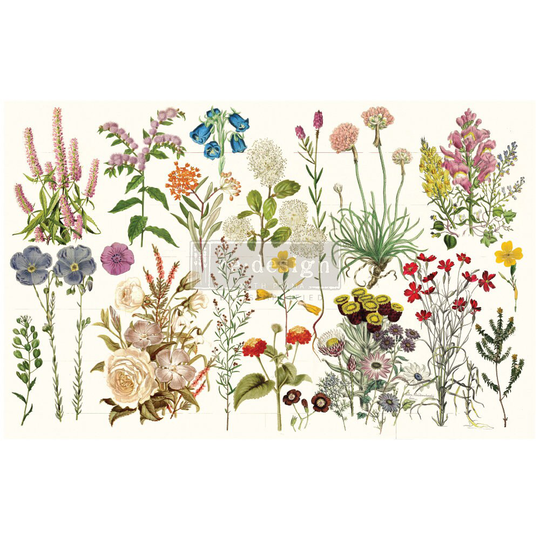 Wild Herbs Decoupage Decor Tissue Paper, 19"x30