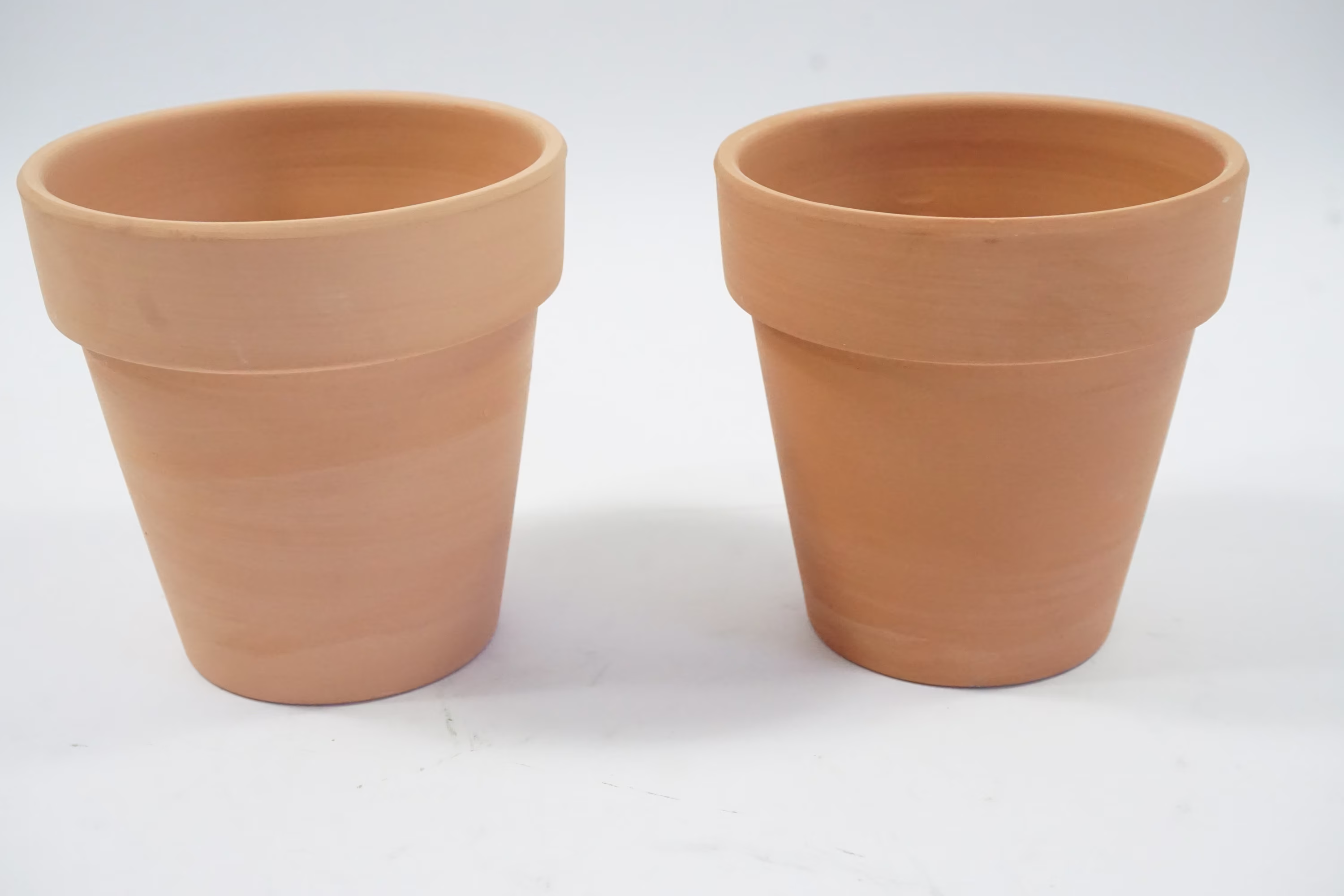 Terracotta Flower Pots, Clay 2 Small Seed Succulent Greenhouse Supplies, Lot 157 Free Usa Ship