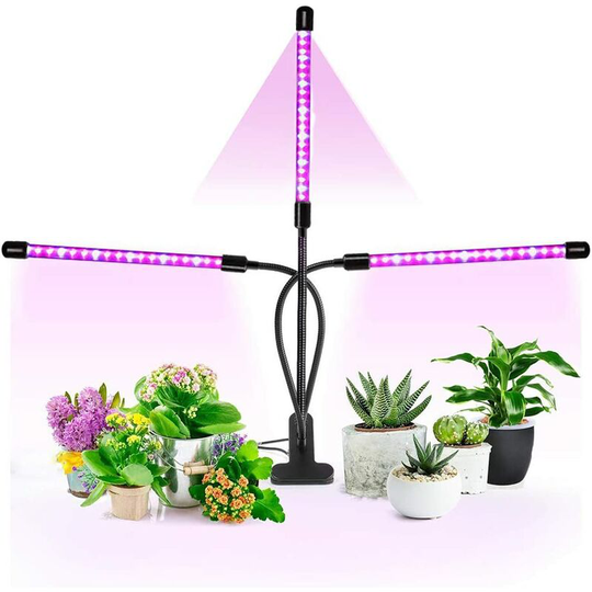 Hiasdfls - led Grow Light with Delay Function 3 Modes 9 Brightness 360° Dimmable Adjustable Plant Light for Indoor Plants Hydroponics Greenhouse