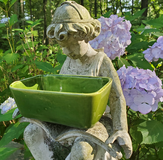 Usarectangular Green Pottery