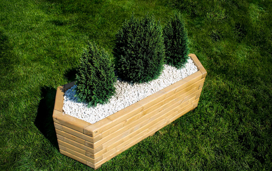110cm Large Long Hexagon Planter