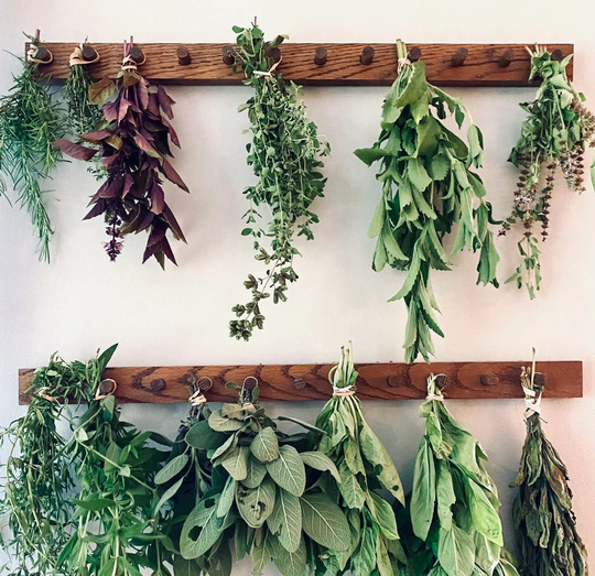 Set Of Two Herb Drying Racks