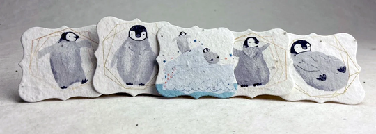 Holiday Penguin Tags | Wildflower Seed Paper 1.75