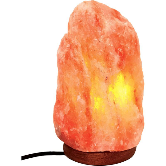 Salt lamp 2-3 kg | High Quality 100% Natural Himalayan Salt Lamp Handcrafted with Wooden Base Himalayan Salt Lamp | Pink Salt Lamp | Bedside lamp |
