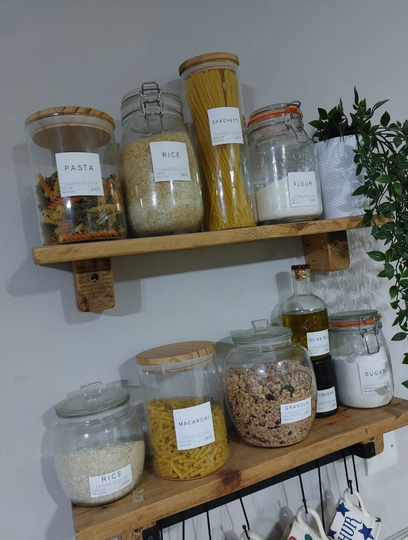 storage Jar Labels | Water Resistant Vinyl Pasta Rice Jar Labels Herb & Spices Labels, Kitchen Pantry