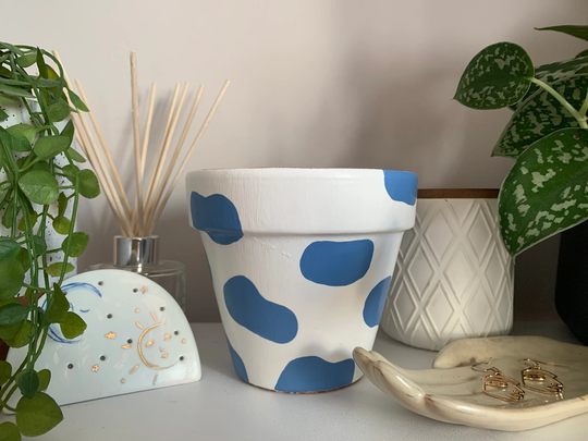Baby Cow - Hand-Painted Terracotta Plant Pot