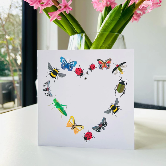 Thank You Card, Seeded Recycled Rainbow World Animals, Sunflower, Thank You Teacher, Teacher Card