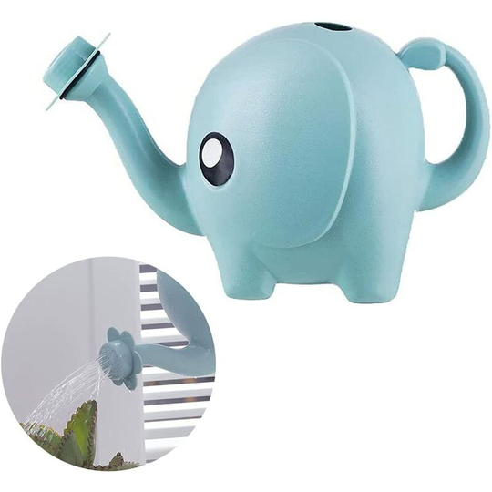 Pack Elephant Watering Can Plant Watering Can 1.5L Children Watering Can Potted Garden Plants, Flowers, Succulents