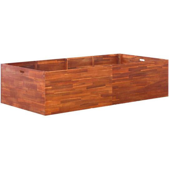 Hommoo - Garden Planter Acacia Wood 200x100x50 cm VD28243