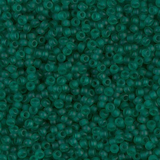Miyuki Seed Beads 11/0 Matted Transparent Emerald , 0147F-New