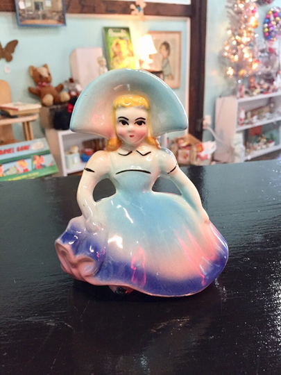 Vintage Dutch Lady Planter
