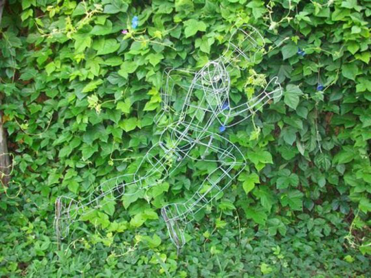 Topiary Running Man