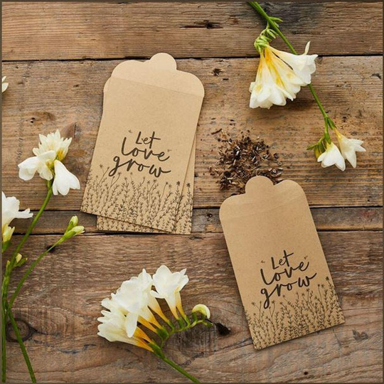 20 Kraft Seed Bags