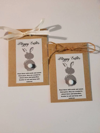 Easter Gift, Seed Packet, Send A Seeds, Gift For Kids, Flowers, Alternative Favour, Vegan Gift