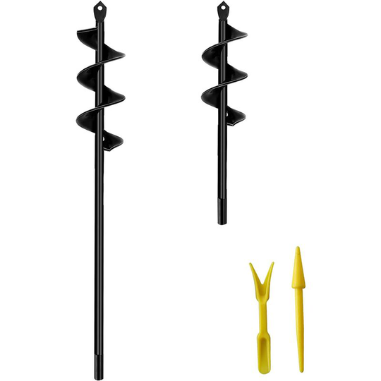 Betterlifegb - Garden Planter Bulb Auger Drill Bit Garden Cultivator Hand Drill Digger Auger Rust-Proof Rapid Planter, Bulb Plant Auger, Umbrella