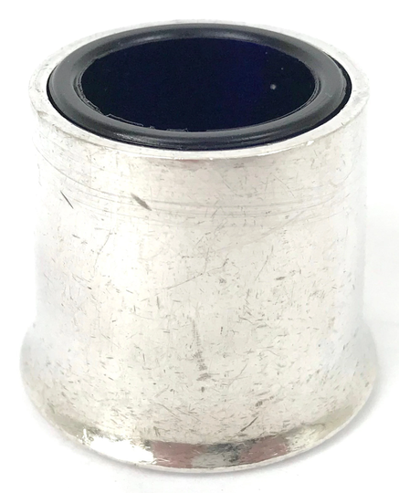 Historical Vintage, Military Cruet, Open Salt, Salt With Liner, Silver & Blue, William Batt, Officer's Mess, Wd 1965, Plate, Tooth