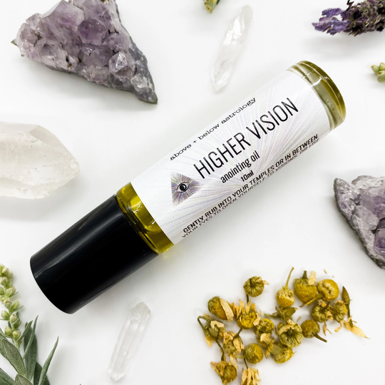 Clearance Higher Vision Anointing Oil 10 Ml // Dreaming Magick Organic Herbal Ritual Vegan