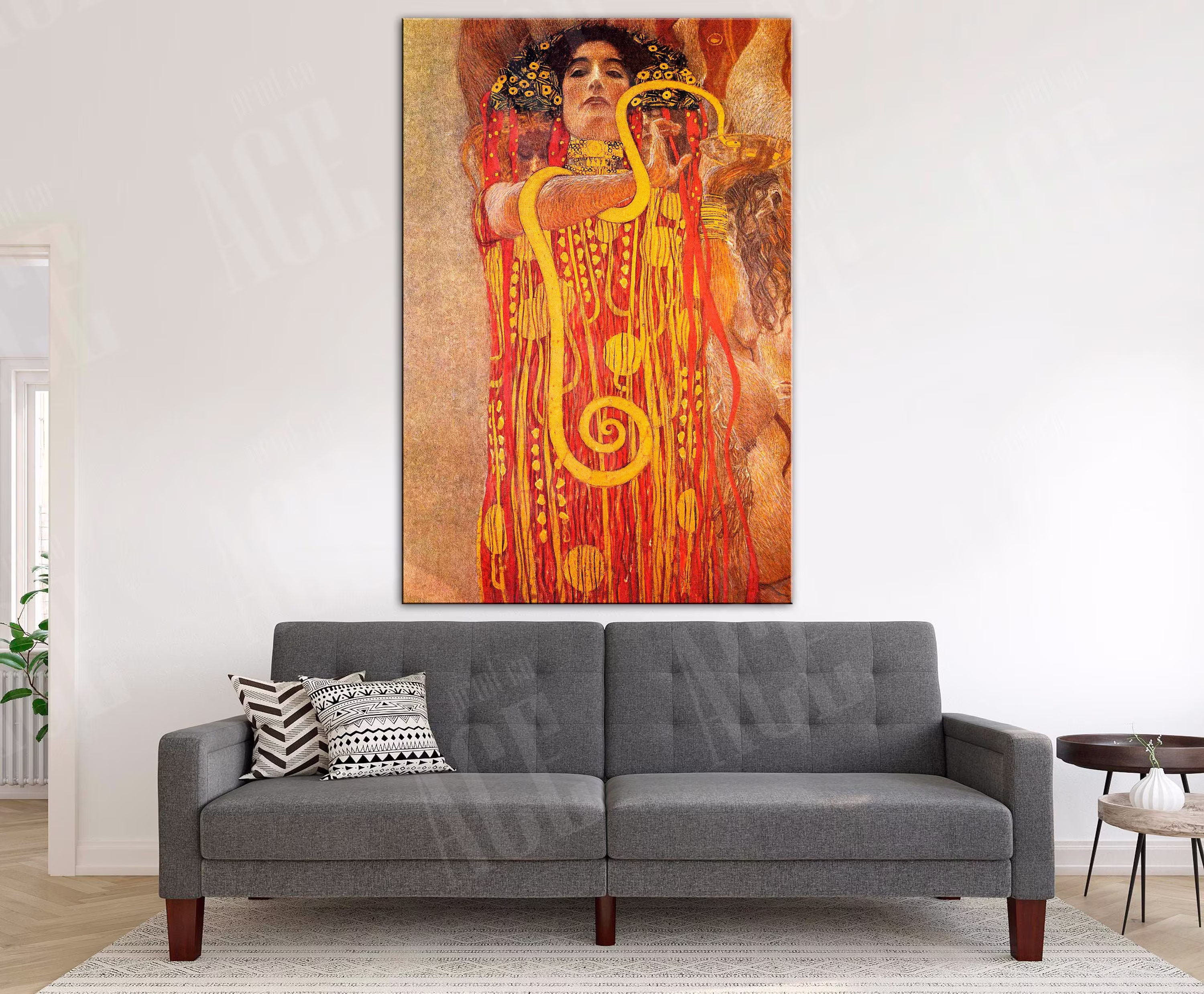 Gustav Klimt Canvas, "Hygieia