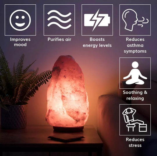 Himalayan Pink Salt Lamp Handcrafted Natural Healing Rock Crystal 100% Authentic Orignal Certified Christmas Gifts