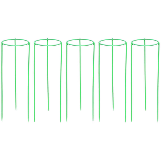 Climbing Plant Support Stakes Tall Plant Support Rin-g Cage for Garden Plant Flower Vegetable,XL & 5PCS - xl & 5PCS
