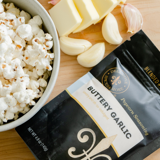 Buttery Garlic Popcorn - Butter Seasoning Mix, Christmas Gift For Friend, Movie Night Box, Lover