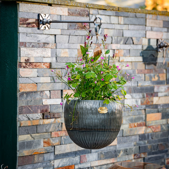 Angelica Set Of Three Vintage Hanging Planters