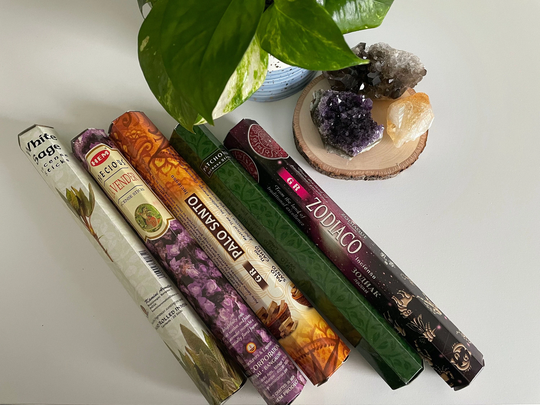 Incense Sticks | Witchy Banish Purification Cleanse Witch Spells Lavender Sage Zodiac Patchouli Palo Santo