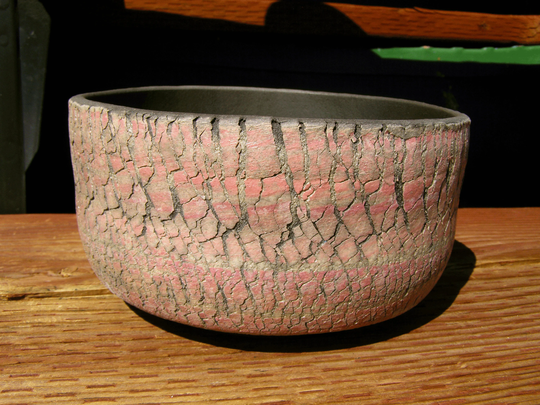 Ceramic Planter With Drainage 6 3/4 X 3 1/2 Inches /25-B