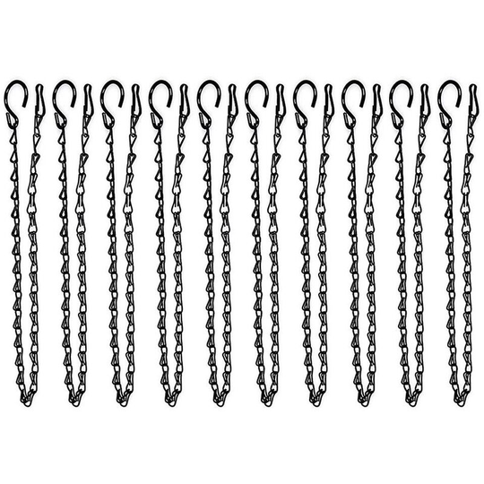 Joorrt - 10 Pack 25.5 Inch Hanging Chains Garden Plant Hangers