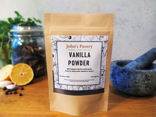 Madagascar Bourbon Vanilla Powder, Ground Bean Pods 5G, 10G, 20G, 50G