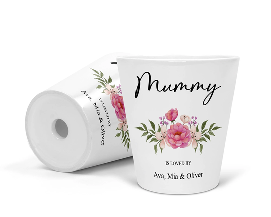 Personalised Mother's Day Flower Pot, Custom Gift, Gift For Mum, Present Grandma, Nanny, Mummy, Nanna, Nan Plant Pot
