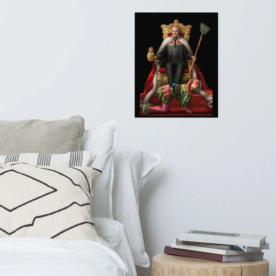 Greg Davies & Alex Horne Unframed Poster From The British Comedy Tv Show - Season 11 Funny Reality Show Master Jester