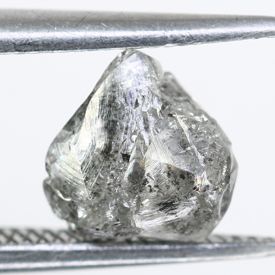 1.07 Ct Raw Uncut Salt & Pepper Diamond