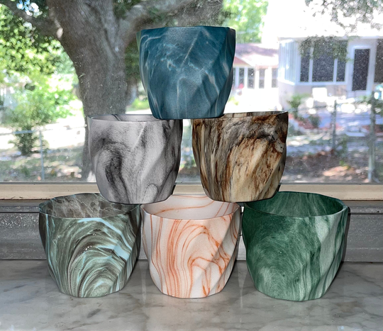 Set Of 2 Mystery Succulent Pots 2.75 Inch Mini Ceramic Planter Cactus Bonsai Flower With Drainage Hole/Succulent Pots/Drainage Hole Pot